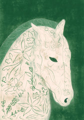 Lucrecia Rey Caro - Earth Horse Print