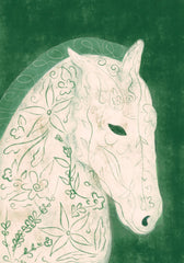 Lucrecia Rey Caro - Earth Horse Print