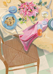 Loïs Langenberg - Pasta and Wine Club Print