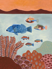 Karina Jambrak - A Swim in the Ocean Print