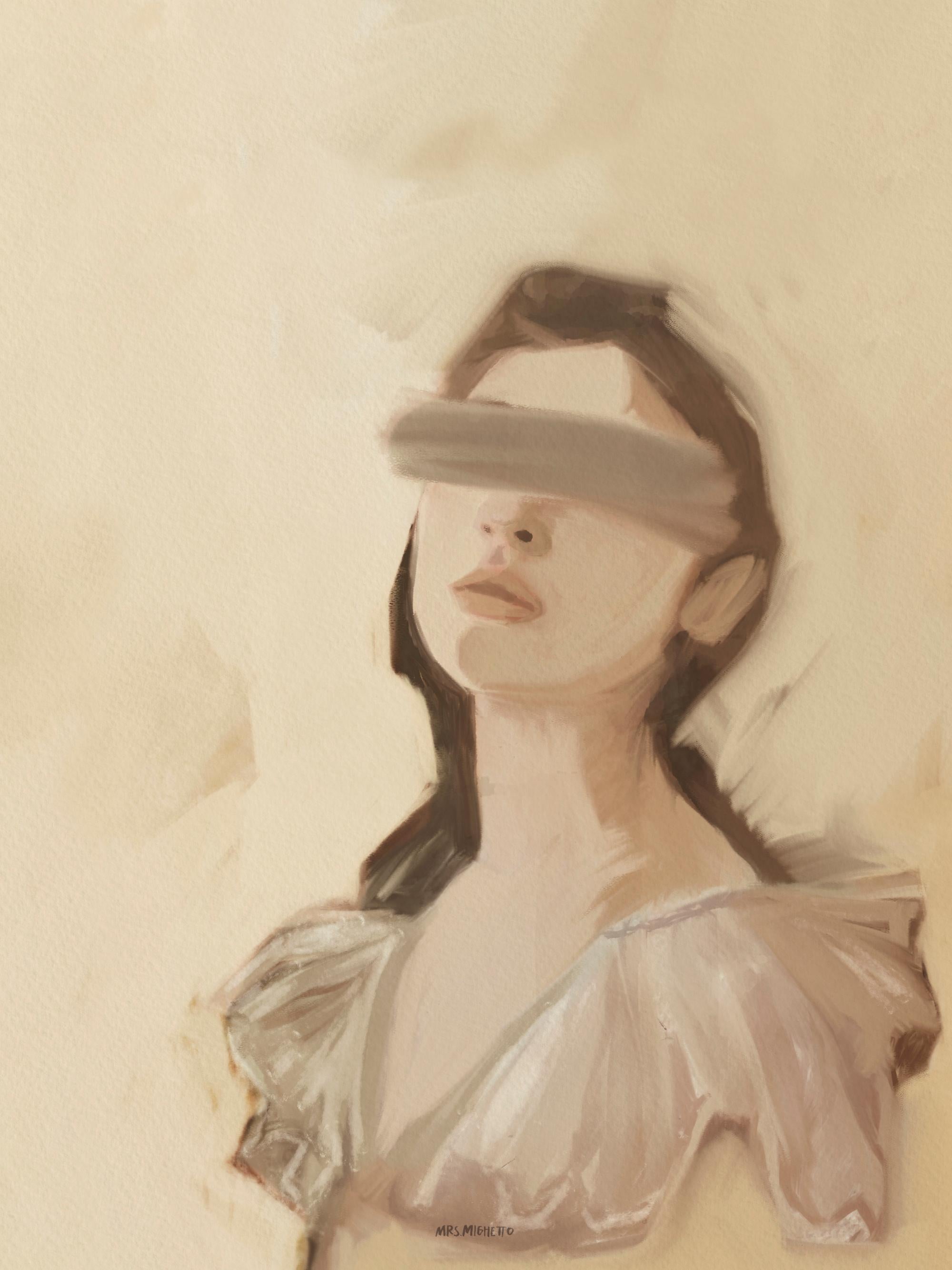 Mrs Mighetto - Hidden Thoughts Print