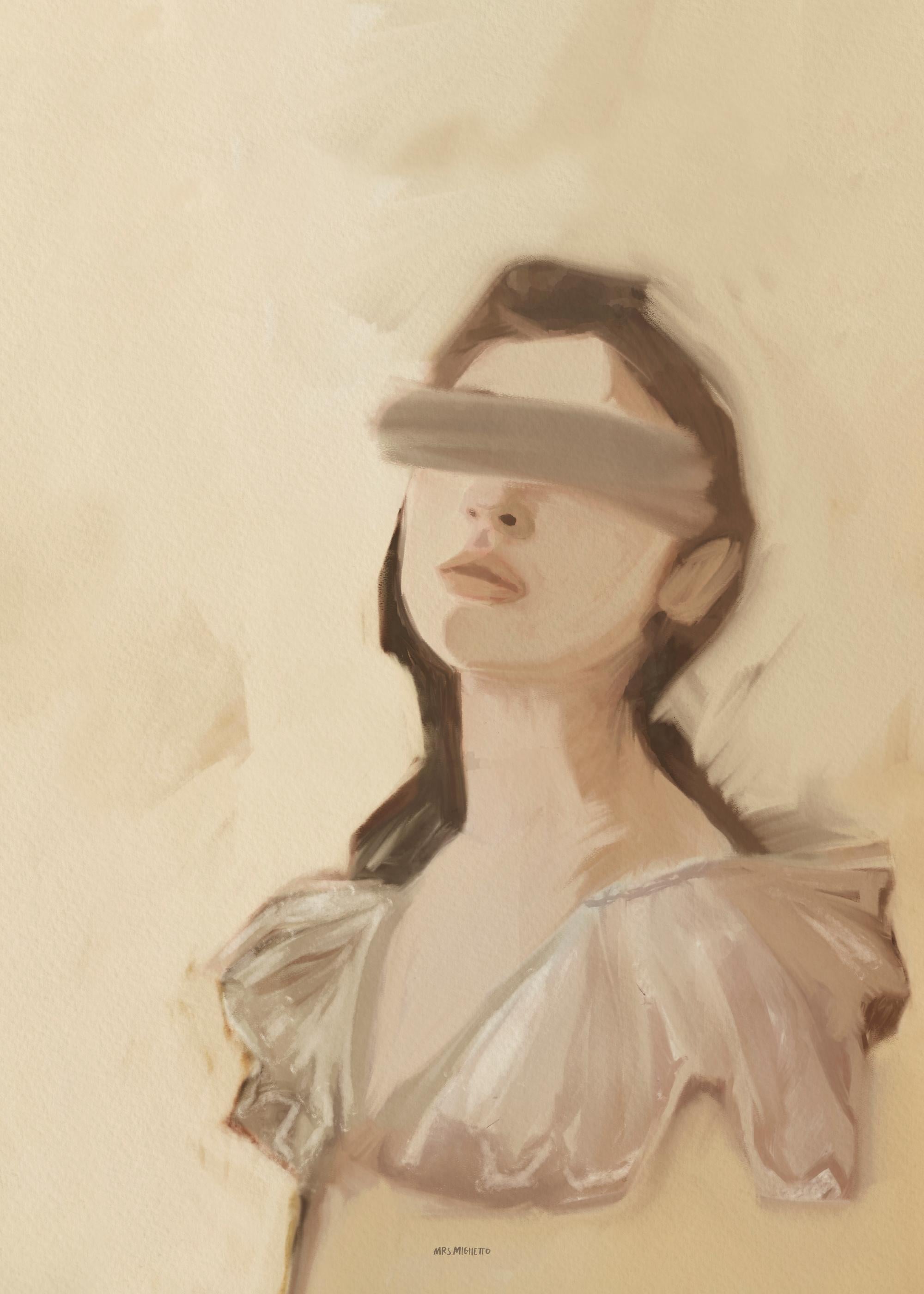 Mrs Mighetto - Hidden Thoughts Print