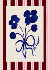 Emily Daborn - I Adore You Bouquet Print