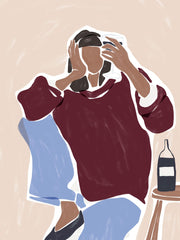 Ivy Green - Friday Night Fever Illustration Print