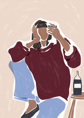 Ivy Green - Friday Night Fever Illustration Print