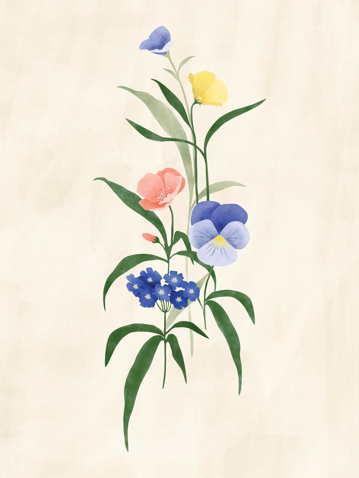 The Print Republic - Sun Kissed Garden No2 Print