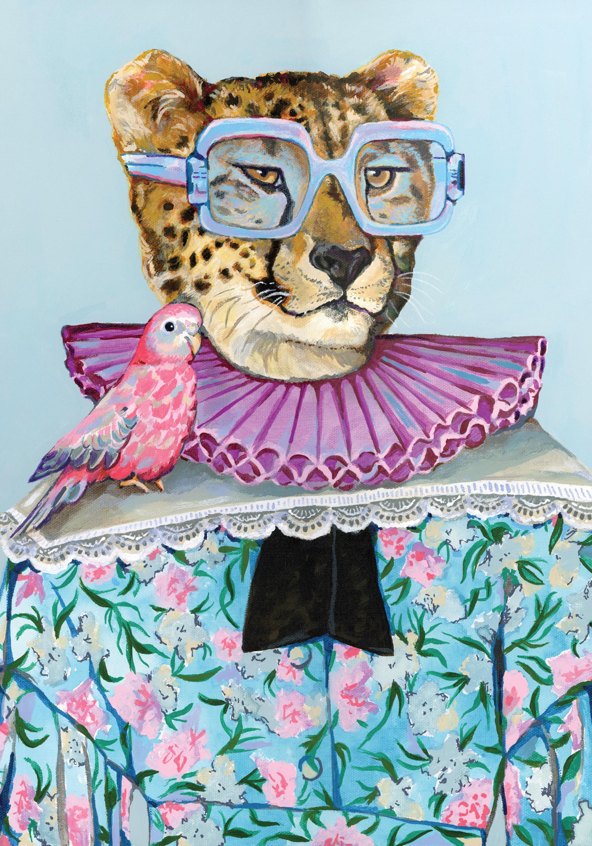 Heather Perry - Cheetah Painting Print