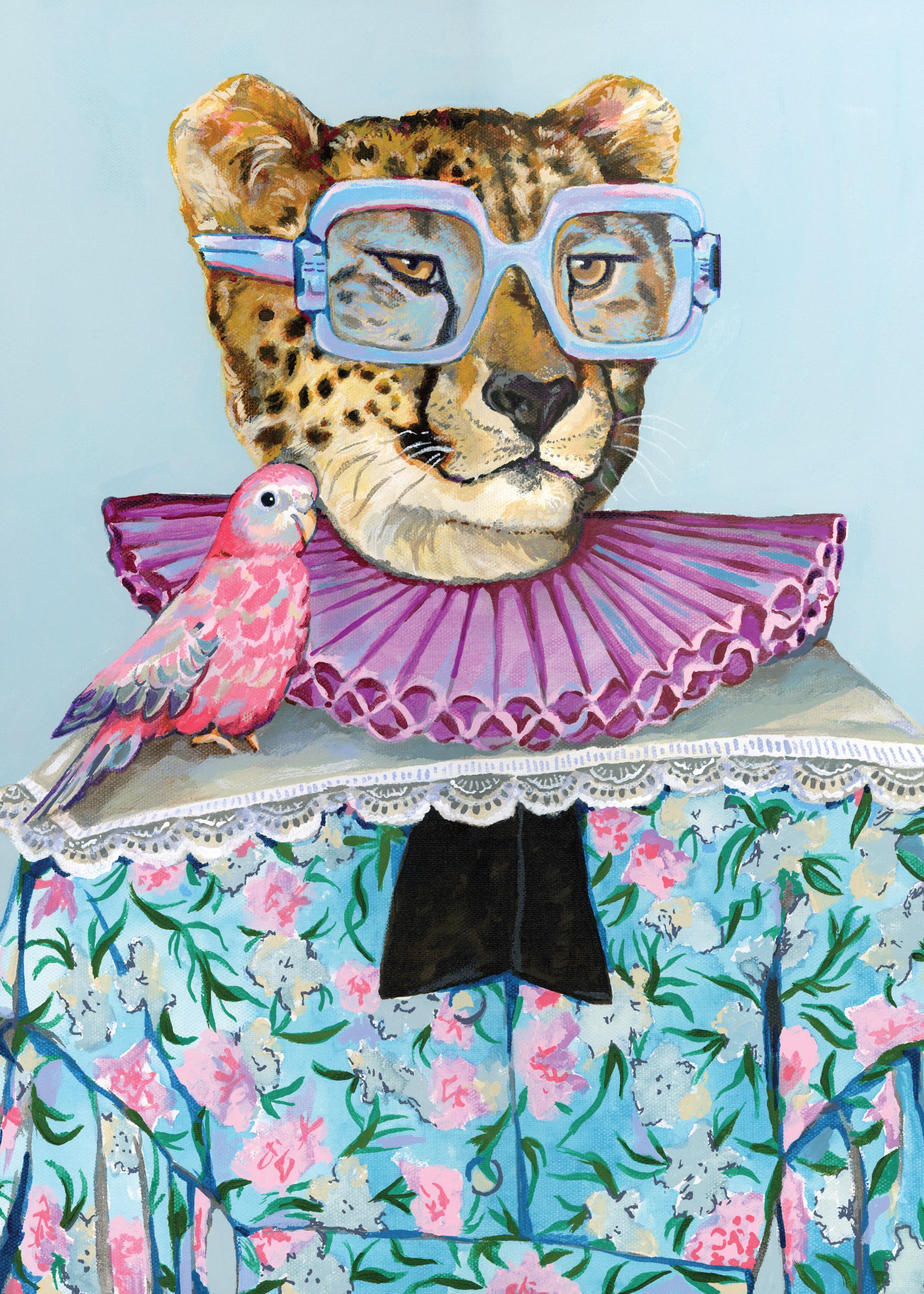 Heather Perry - Cheetah Painting Print