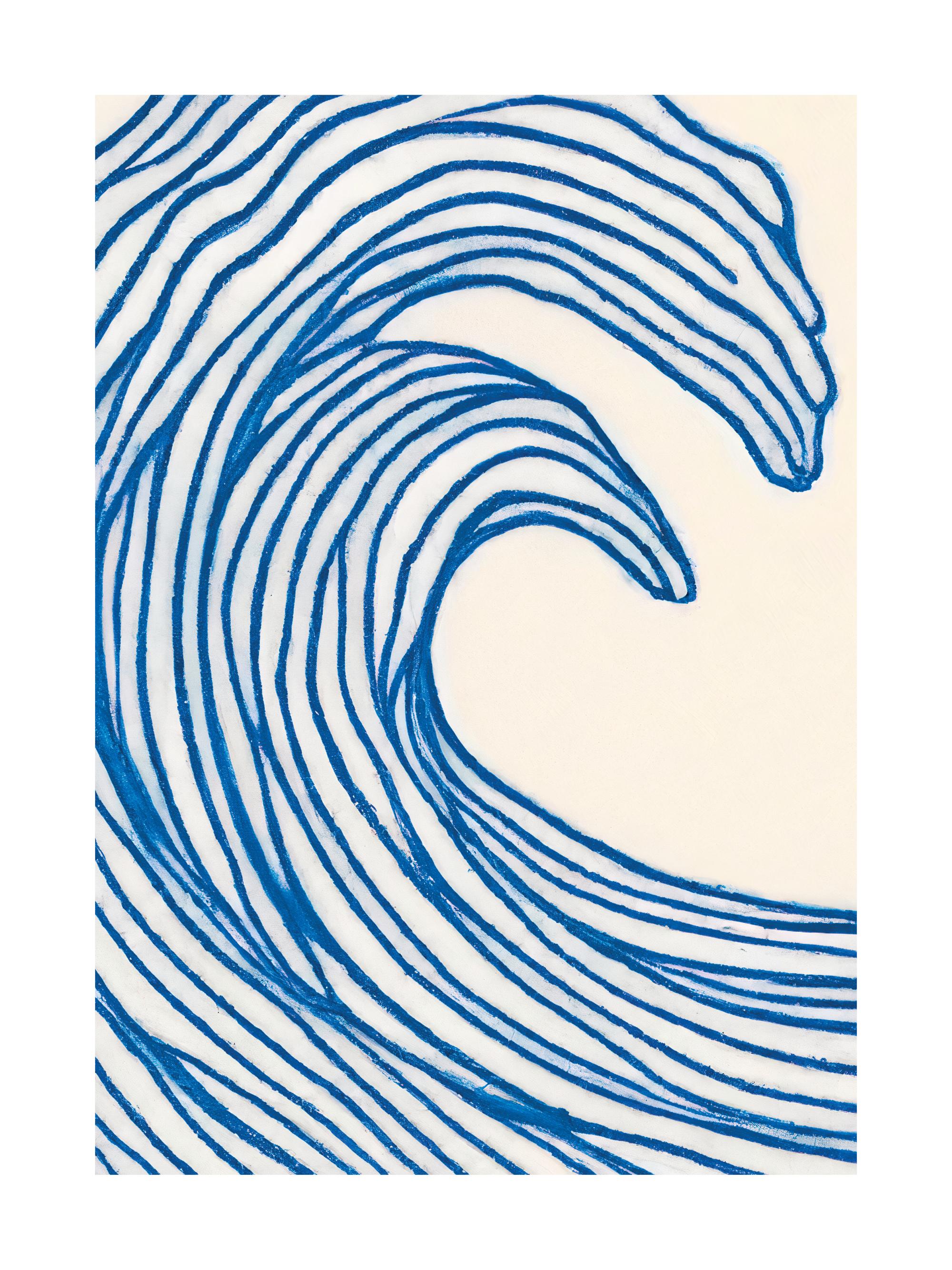 Merel Takken - Wavy Lines Print