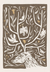 Antler Garden Print
