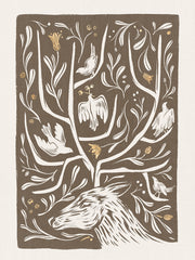 Antler Garden Print