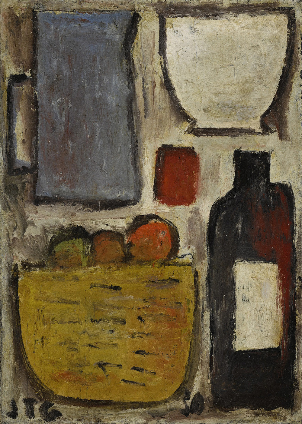 Joaquín Torres García - Panier aux fruits Print