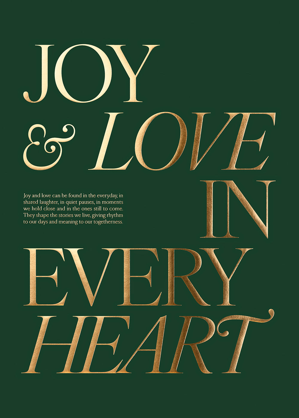 Joy and Love Print