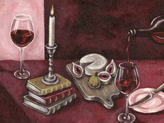 Bordeaux Table Print
