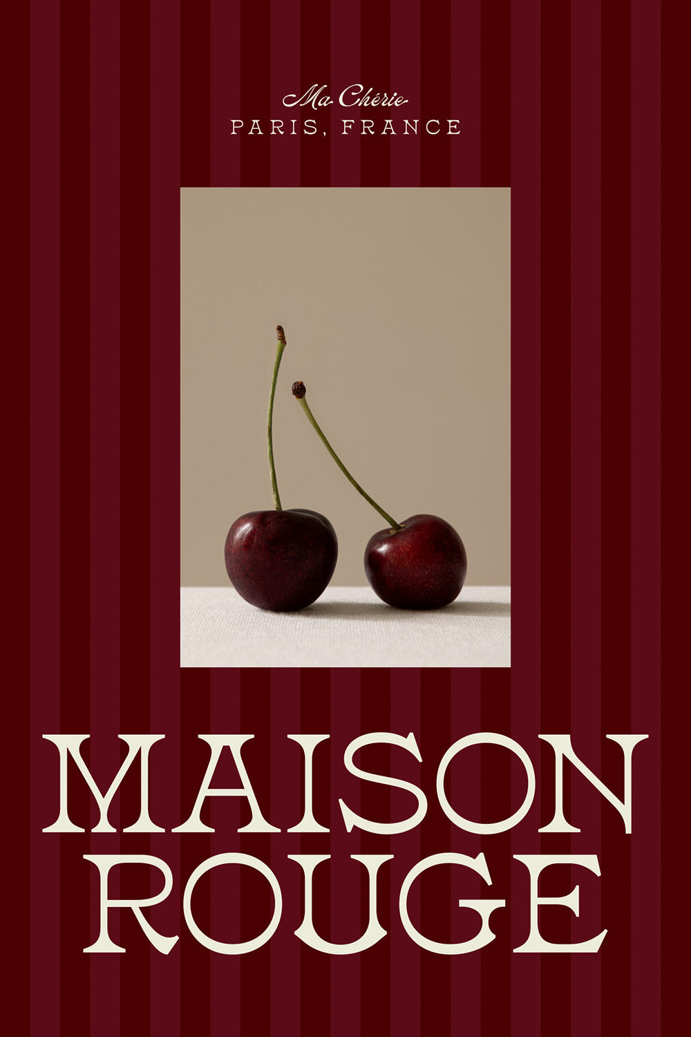 Maison Rouge Print