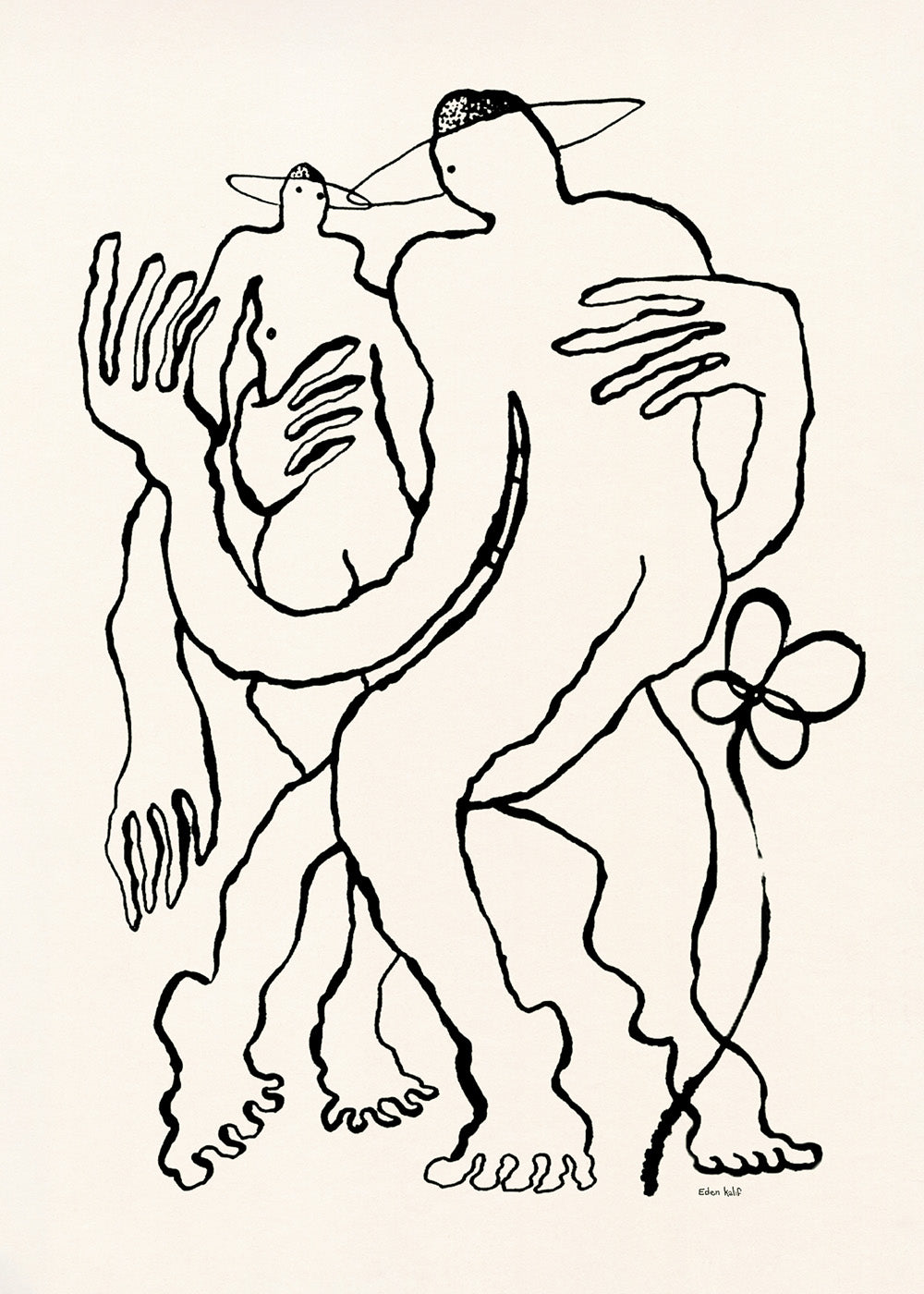 Eden Kalif - Two Dancers Print
