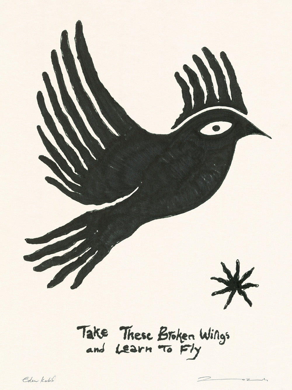 Eden Kalif - Learn to Fly Print