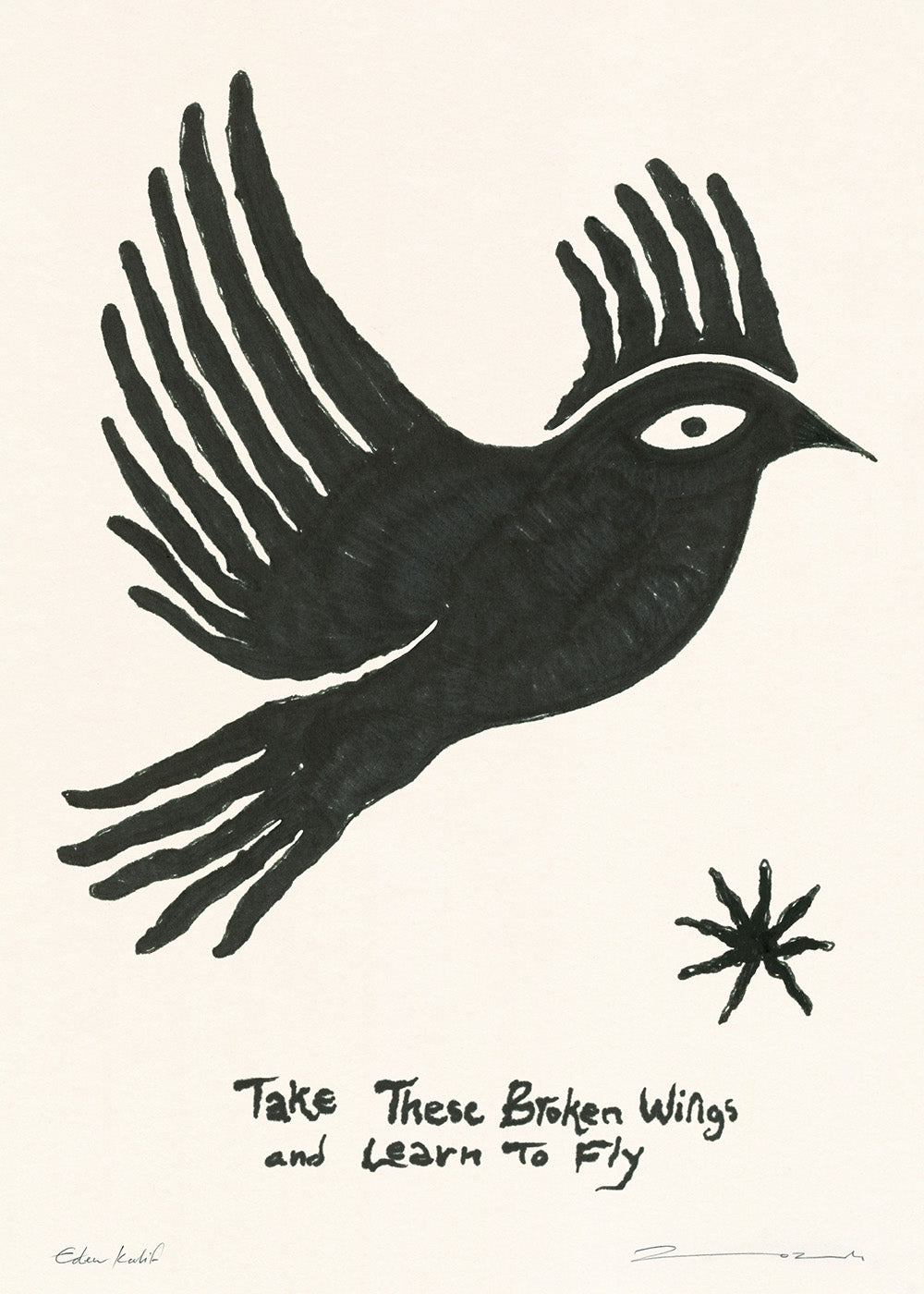 Eden Kalif - Learn to Fly Print