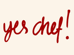 Yes Chef Print