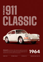 911 Classic Red Print