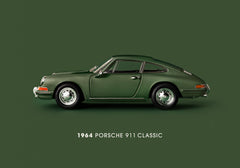 911 Classic Green Print