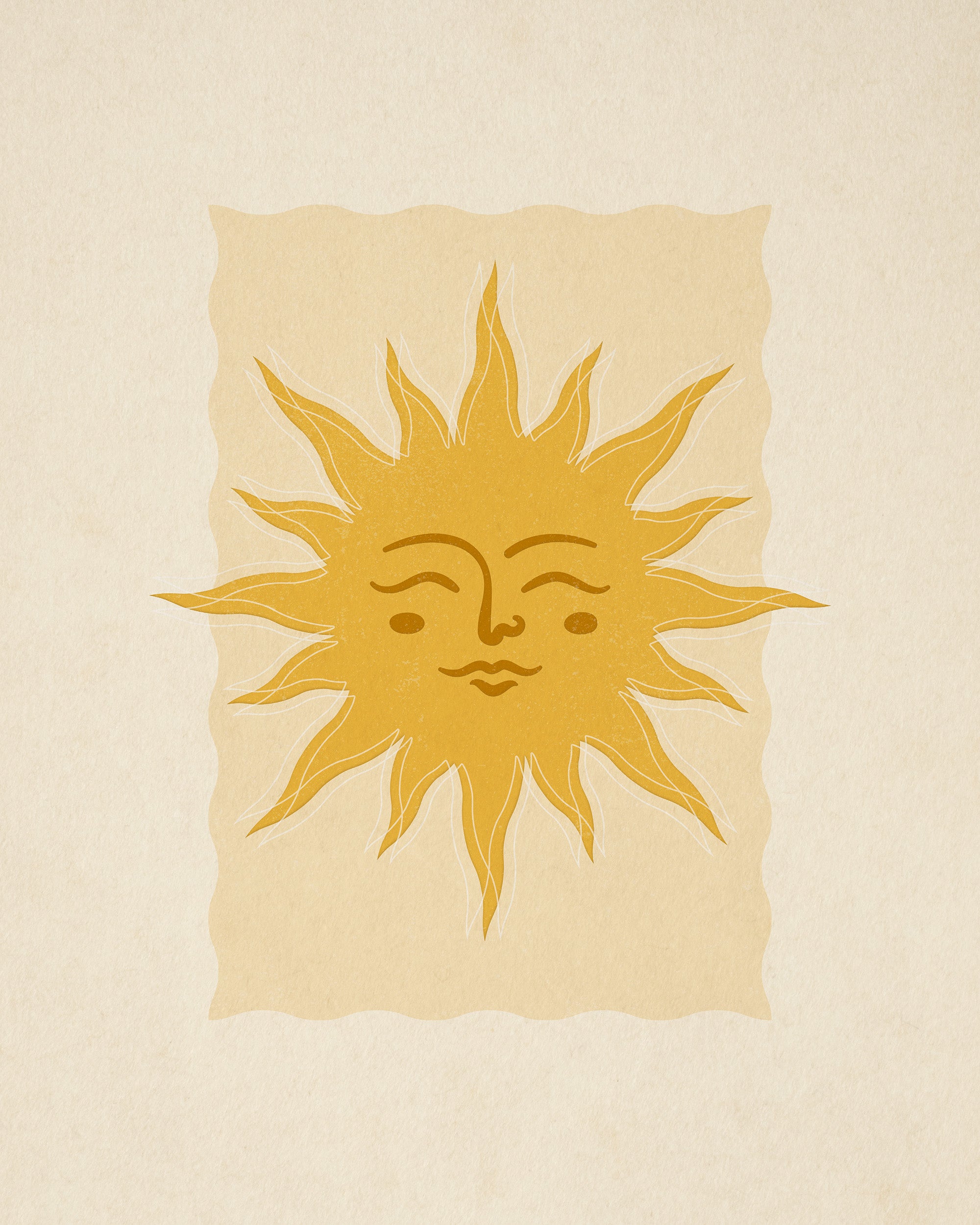 Warming Sun Print