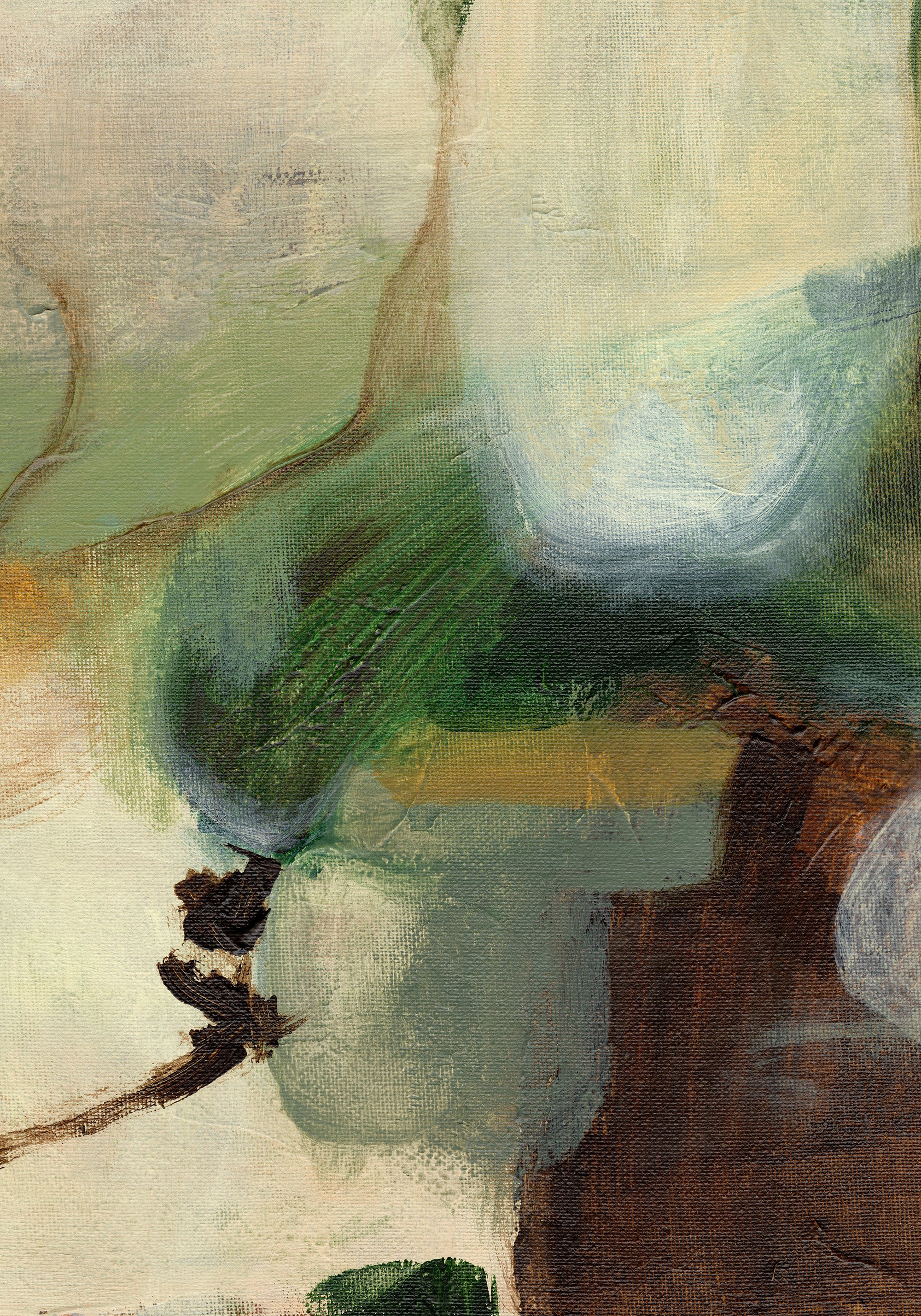 Earthy Layers No1 Print