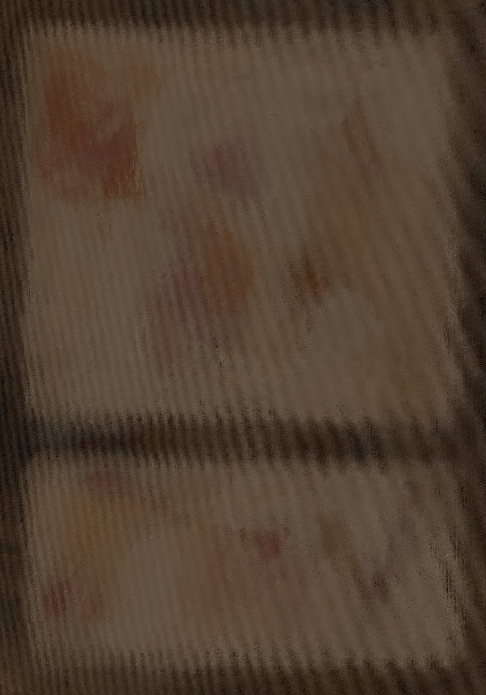 Division in Brown Print