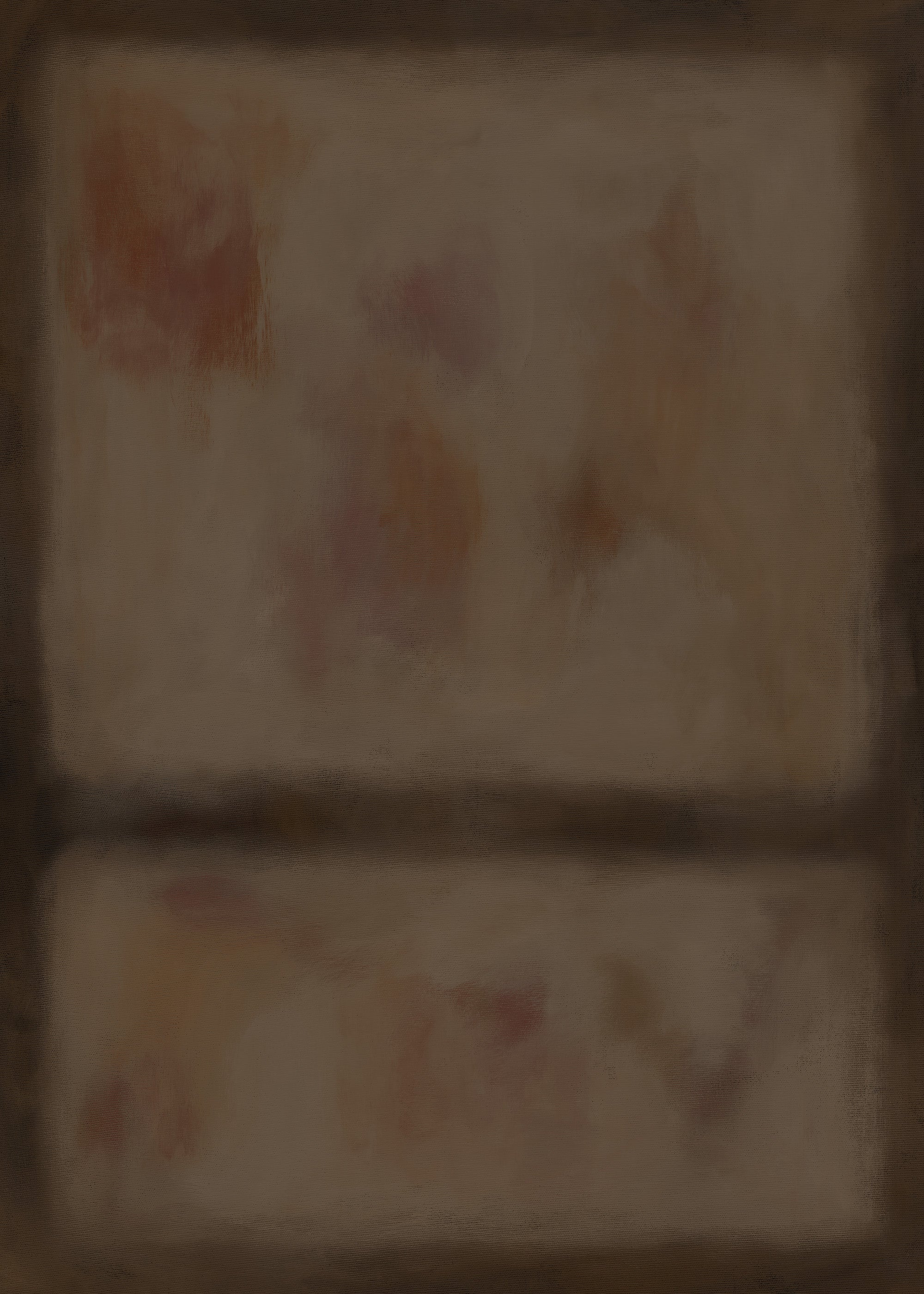Division in Brown Print