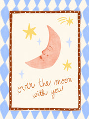 Carole Hillman - Over the Moon Print