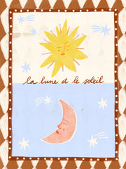 Carole Hillman - La Lune et le Soleil Print