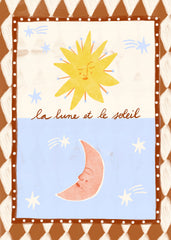 Carole Hillman - La Lune et le Soleil Print