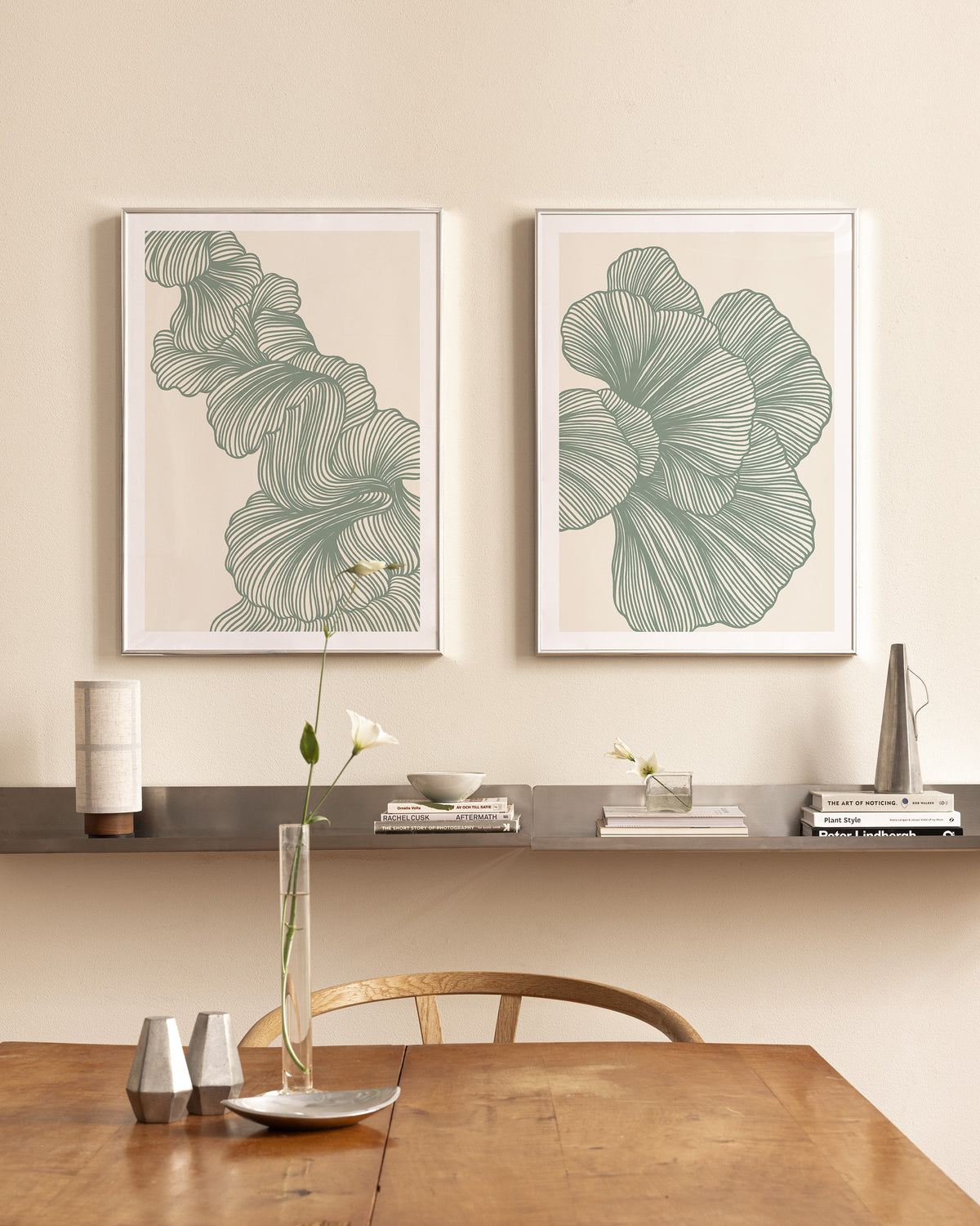Abstract Green Lines Poster Pack