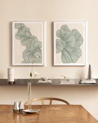 Abstract Green Lines Poster Pack