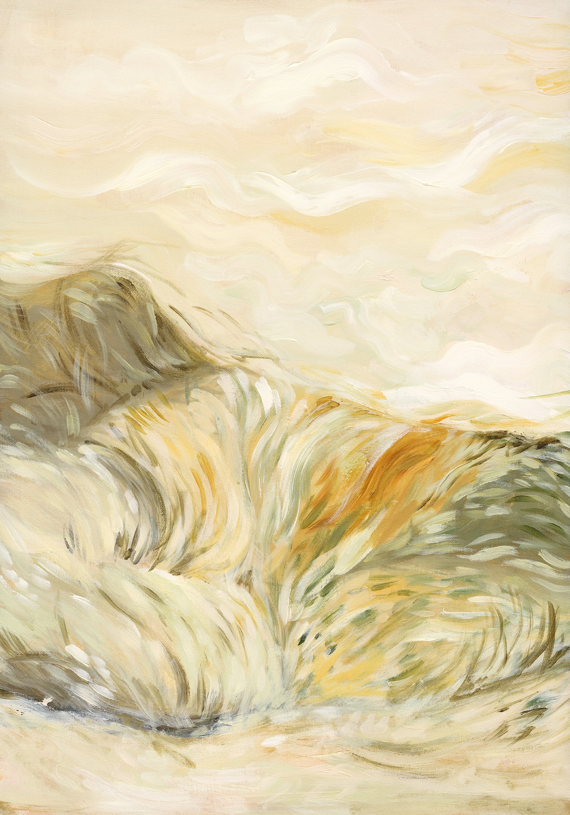 Abstract Fields No1 Print