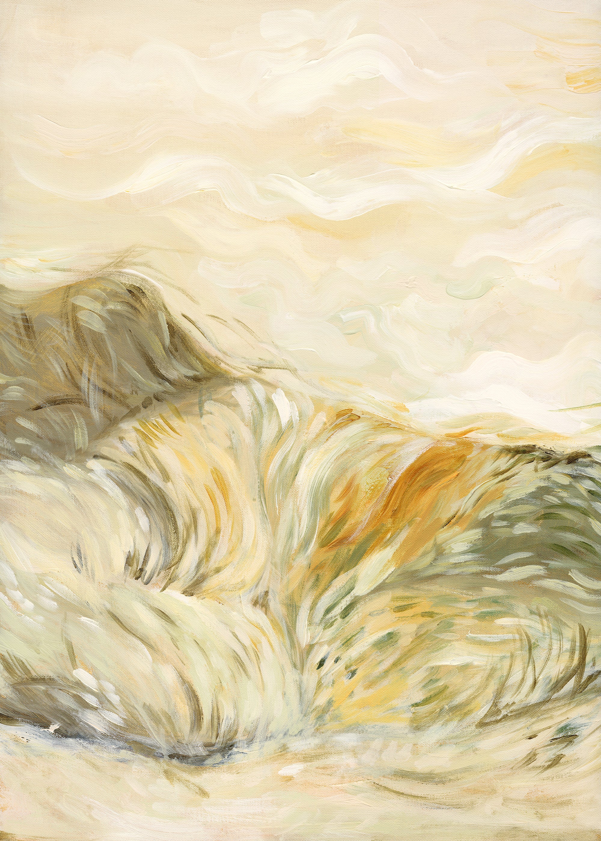 Abstract Fields No1 Print