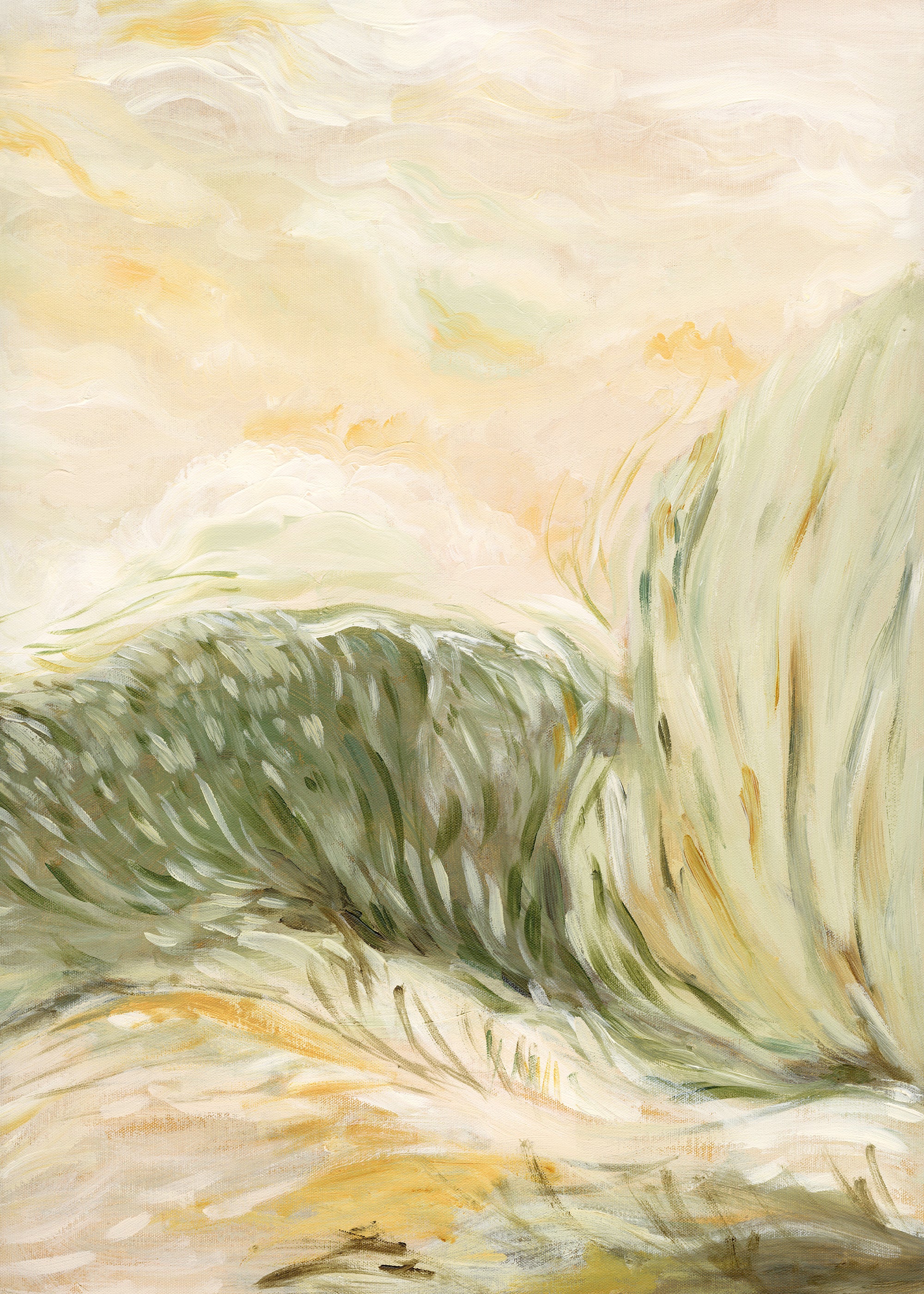 Abstract Fields No2 Print