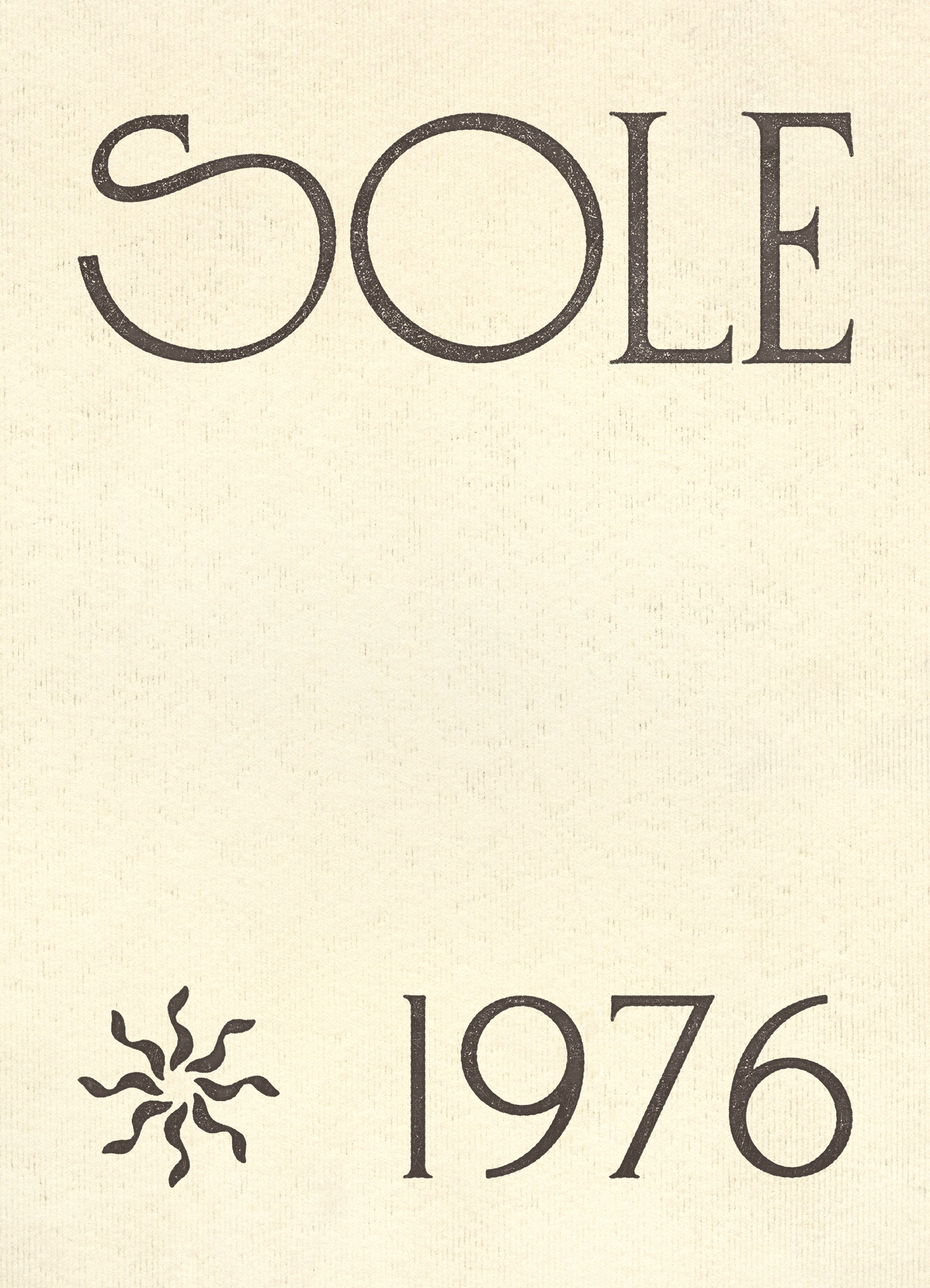 Sole 1976 Print