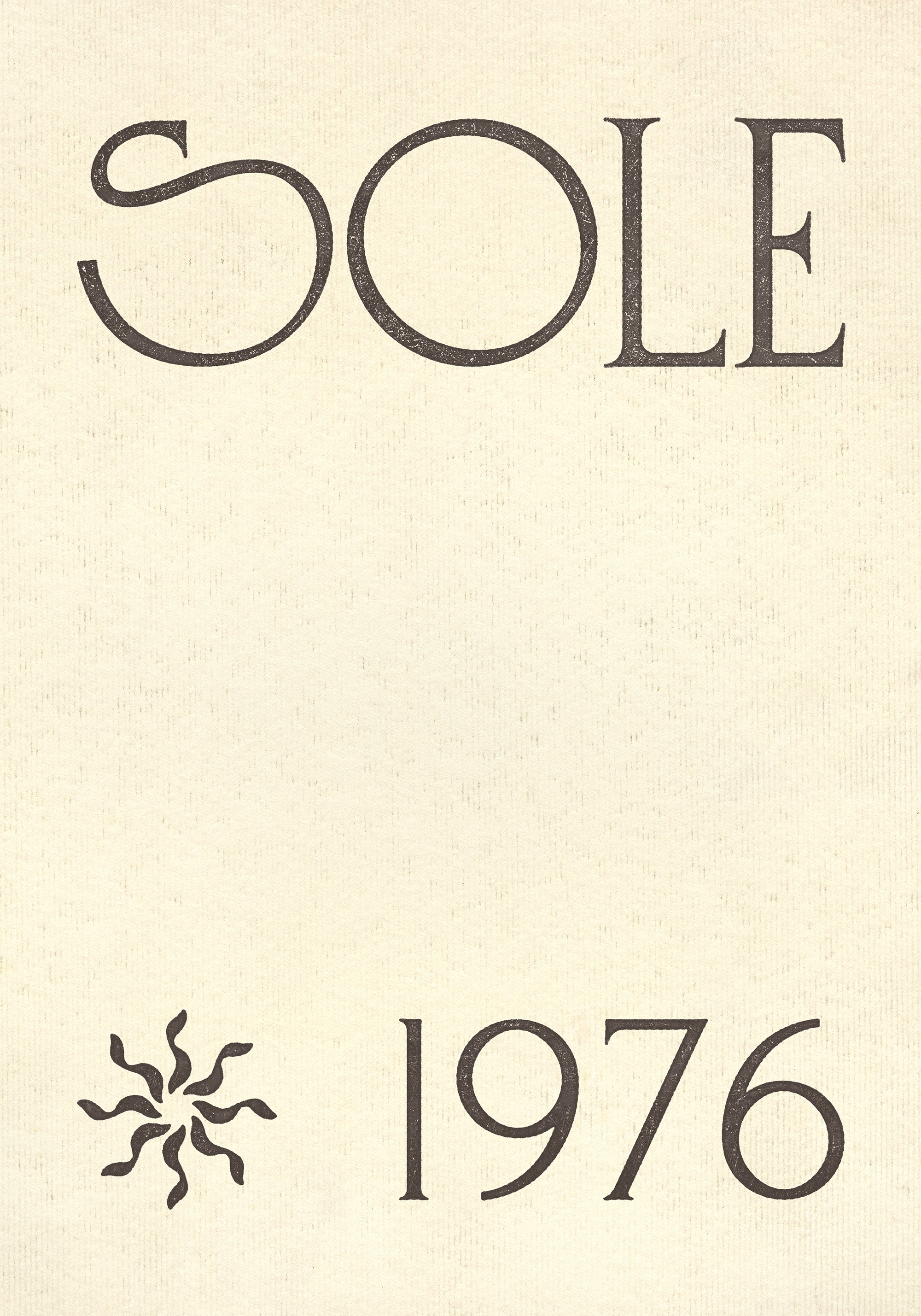 Sole 1976 Print