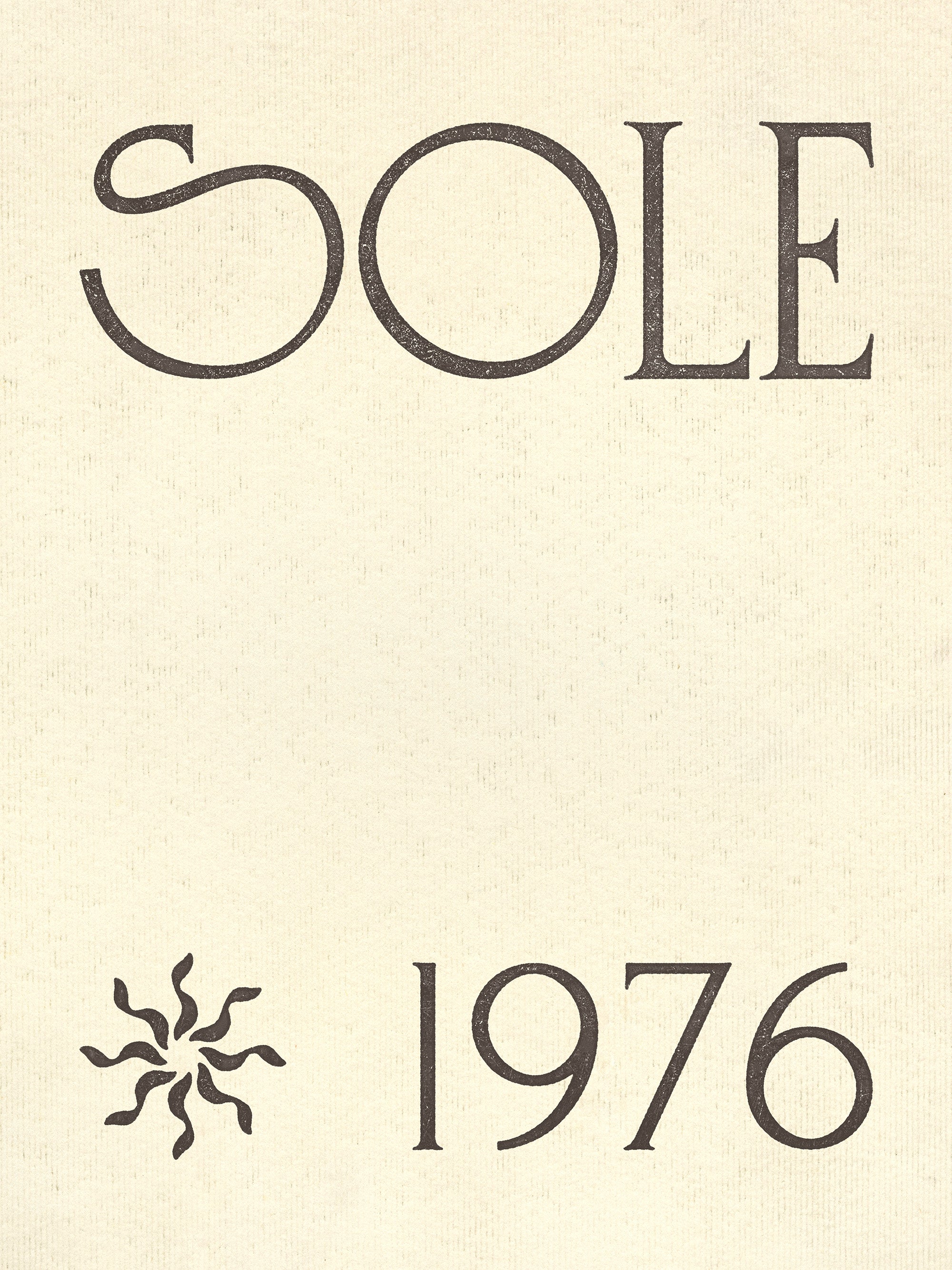 Sole 1976 Print