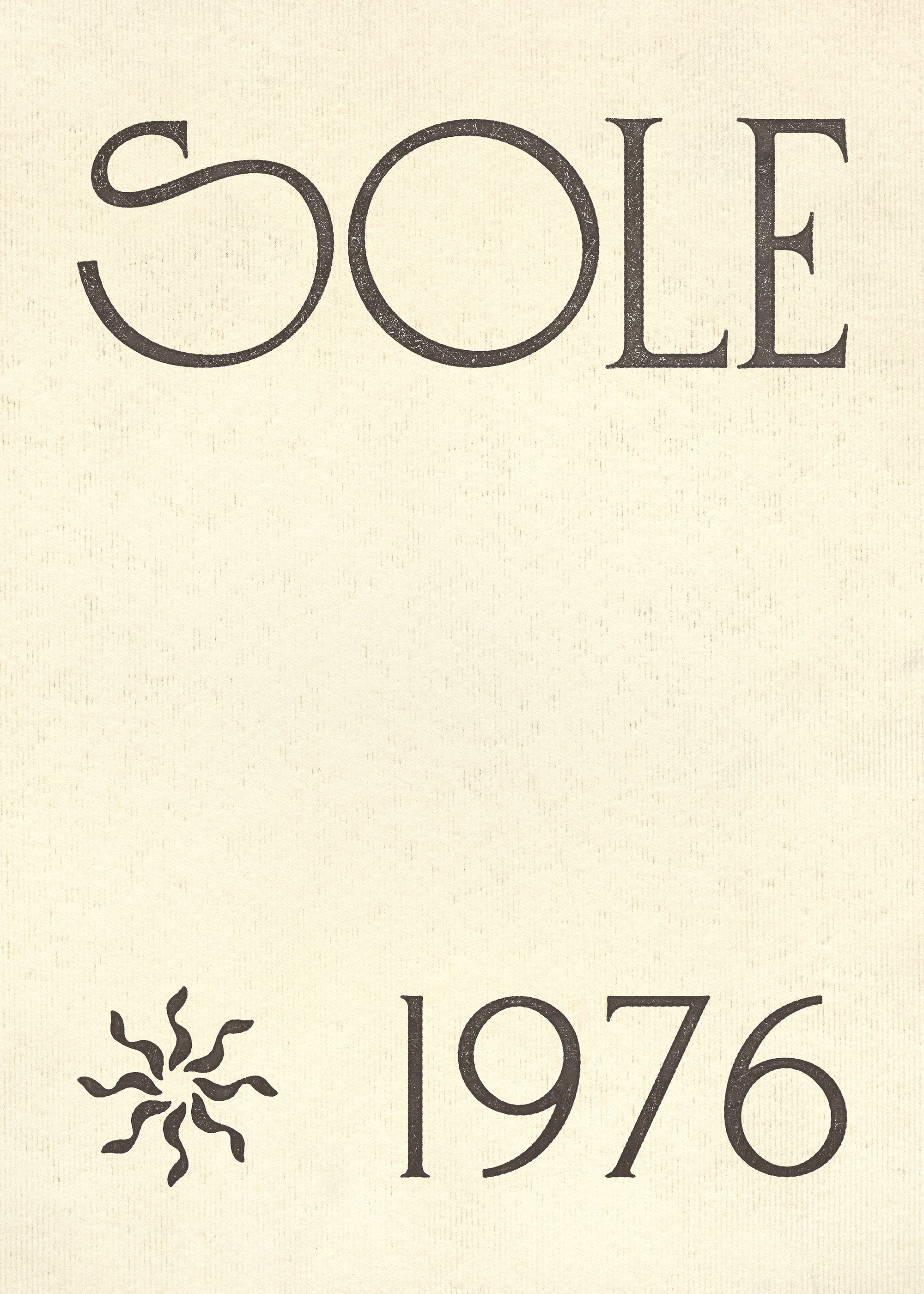 Sole 1976 Print