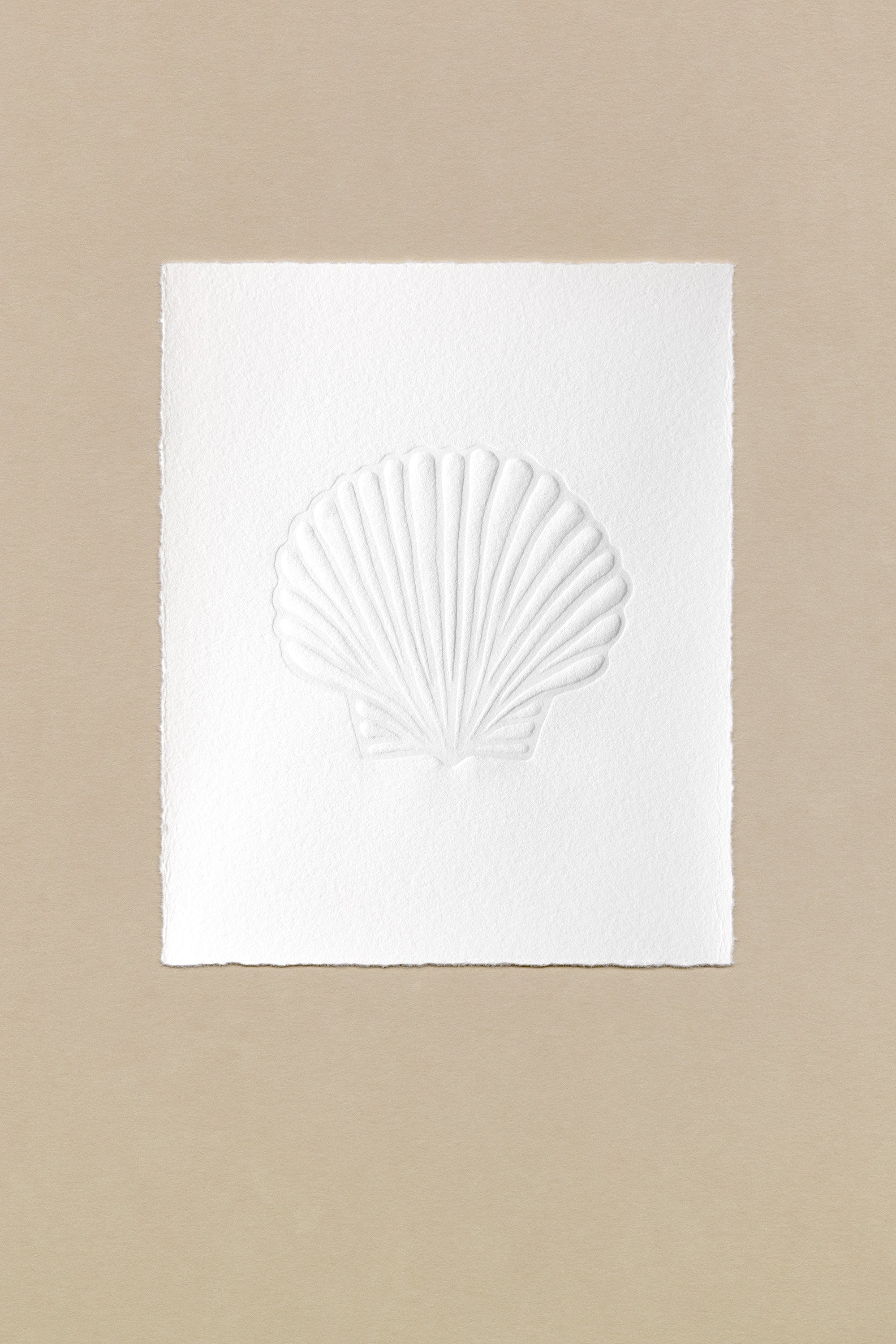 Embossed Scallop Print