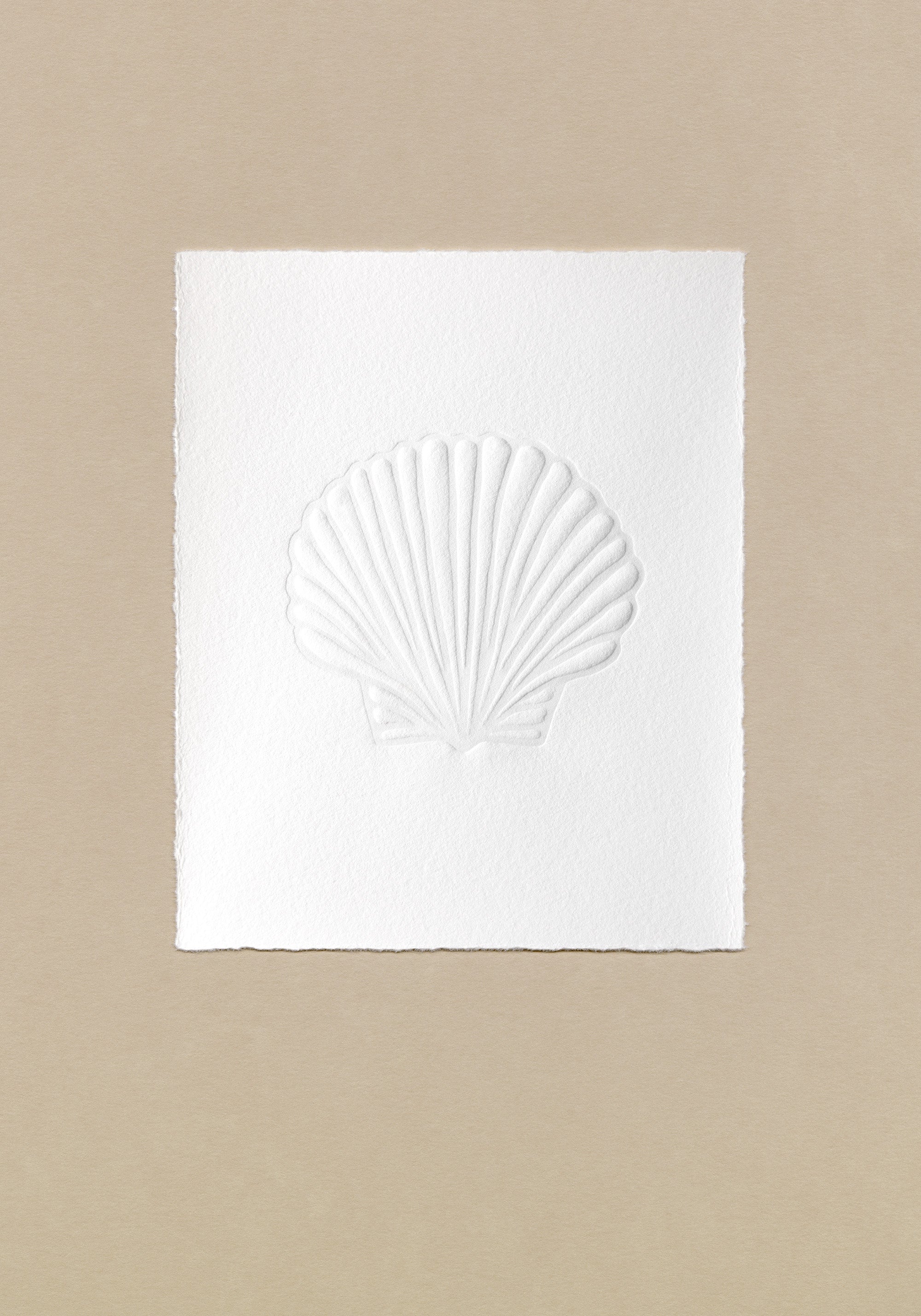 Embossed Scallop Print