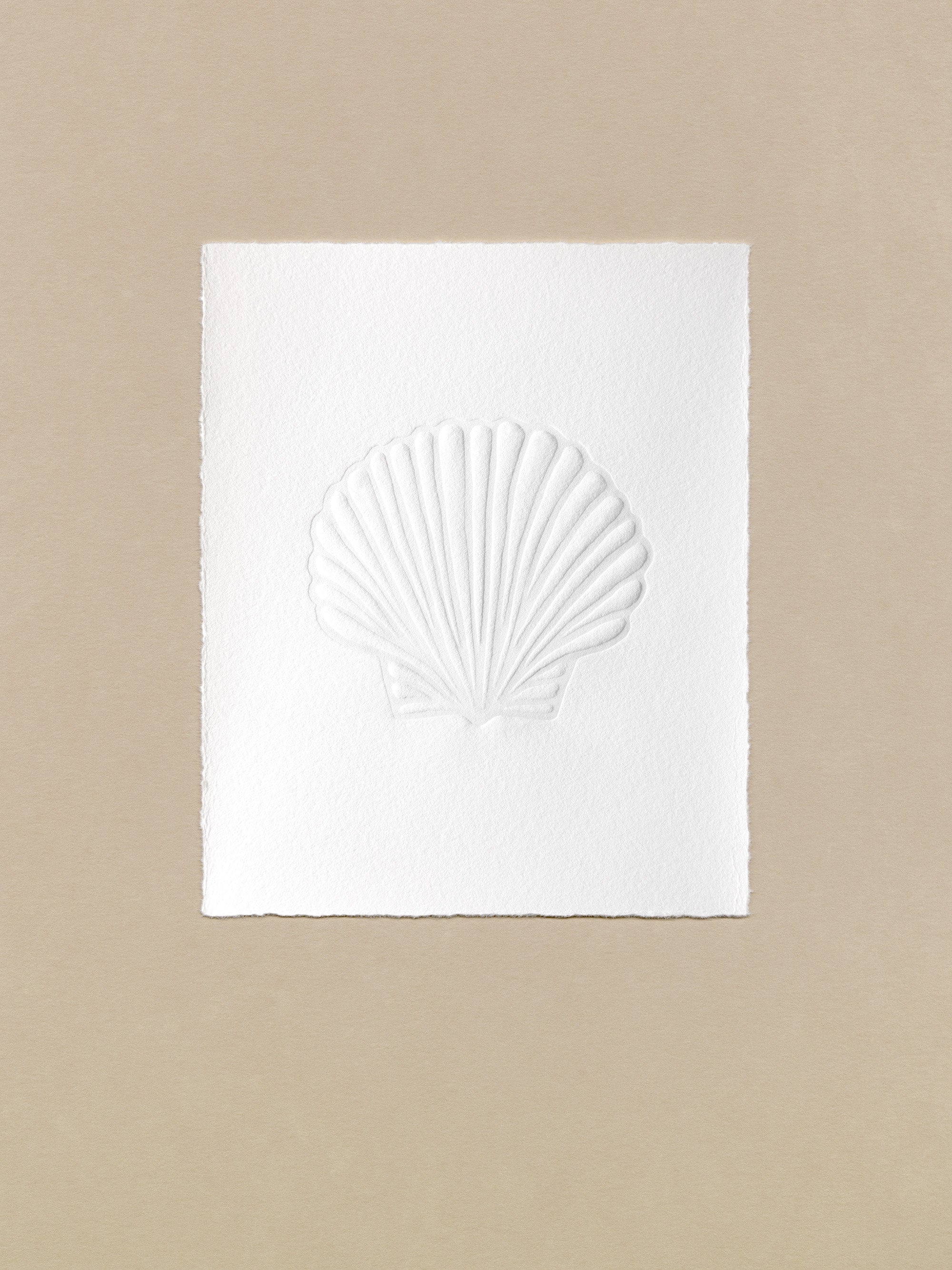Embossed Scallop Print