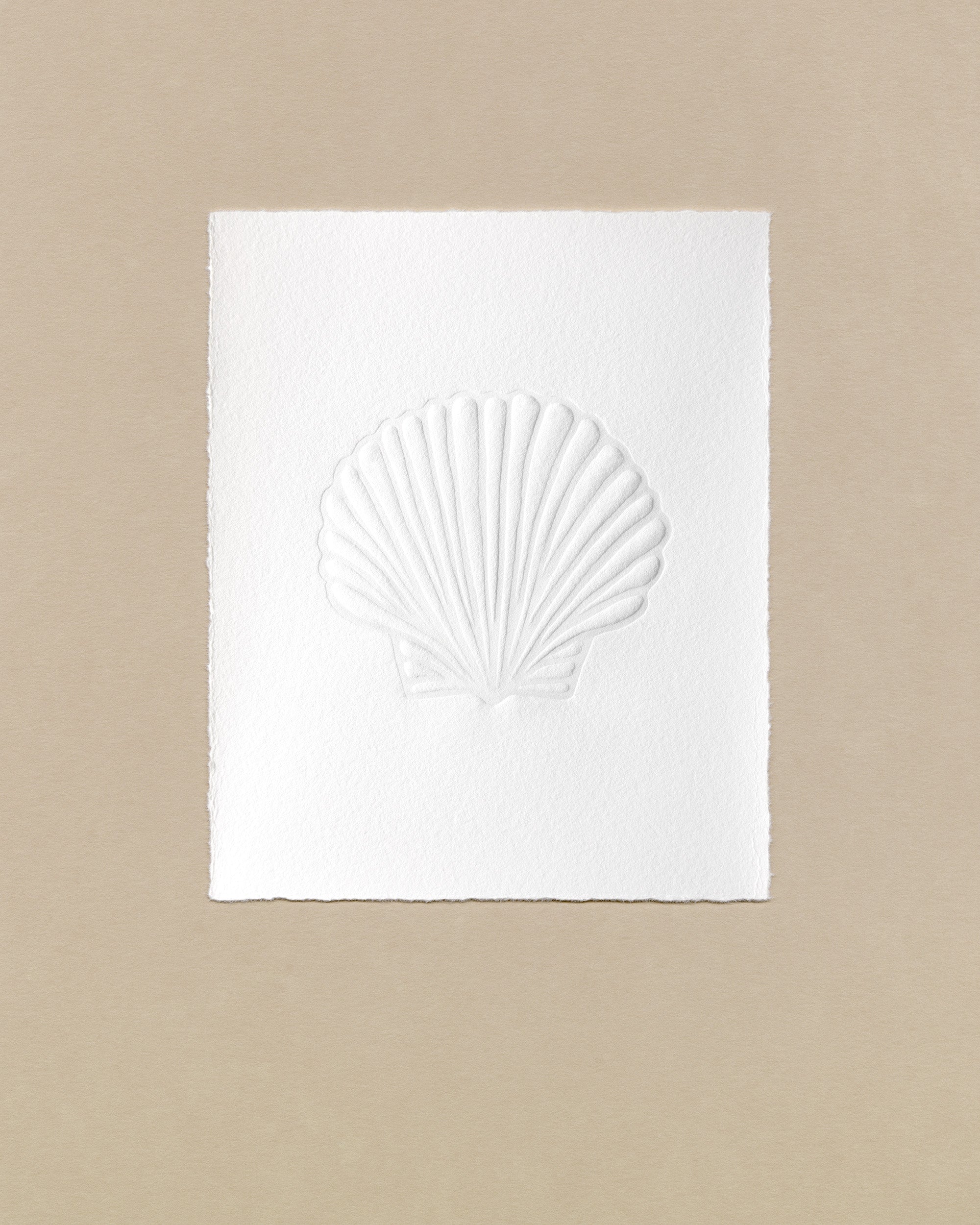 Embossed Scallop Print