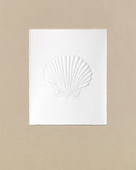Embossed Scallop Print