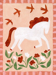 Hoofs and Flowers Print