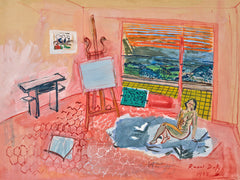 Raoul Dufy - Nude in the Red Studio Print