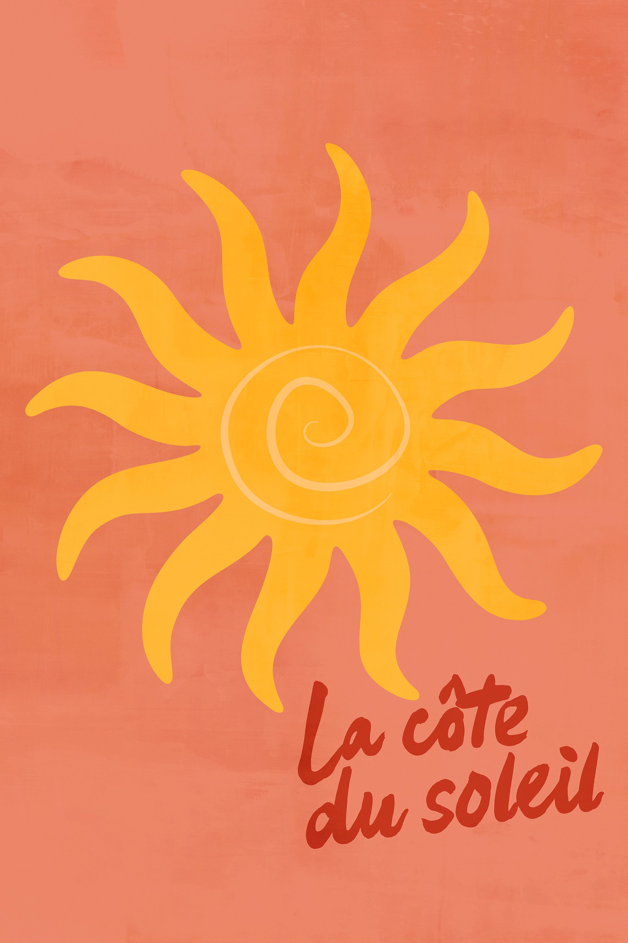 La Côte du Soleil Print