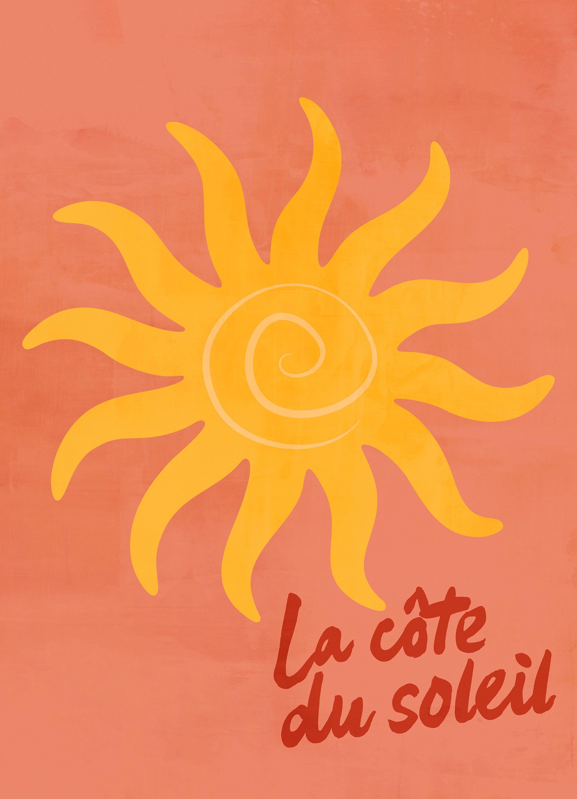 La Côte du Soleil Print